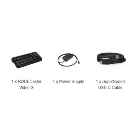 RODE RODECaster Video S - konsola do produkcji video i audio All-in One - przykład użycia